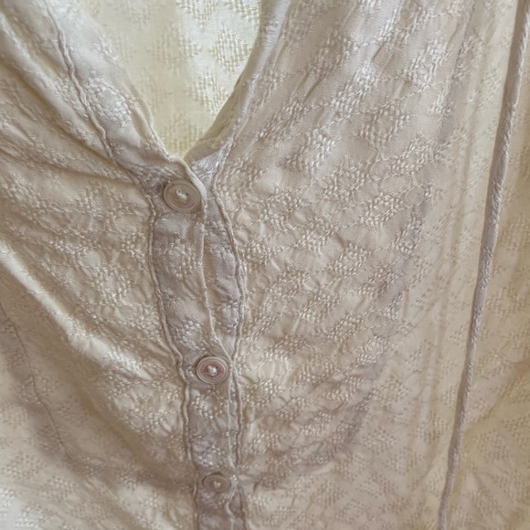 True religion cream blouse size small - Picture 9 of 14